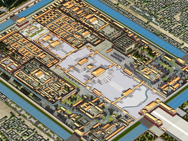 3d model forbidden city - The Forbidden City by longwind